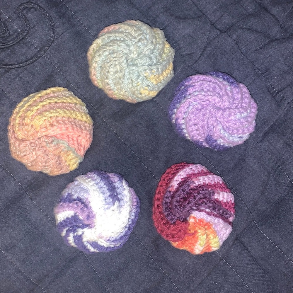 Handmade Little Face Scrubbies